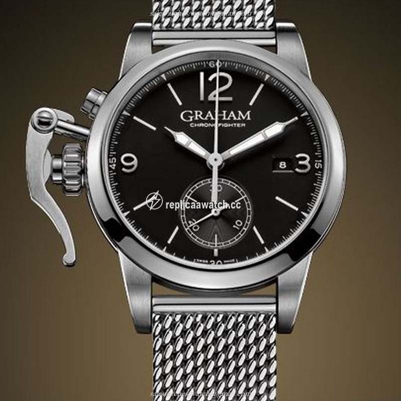 2CXAS.B02A.A24F George Graham Chronofighter 1695 Steel
