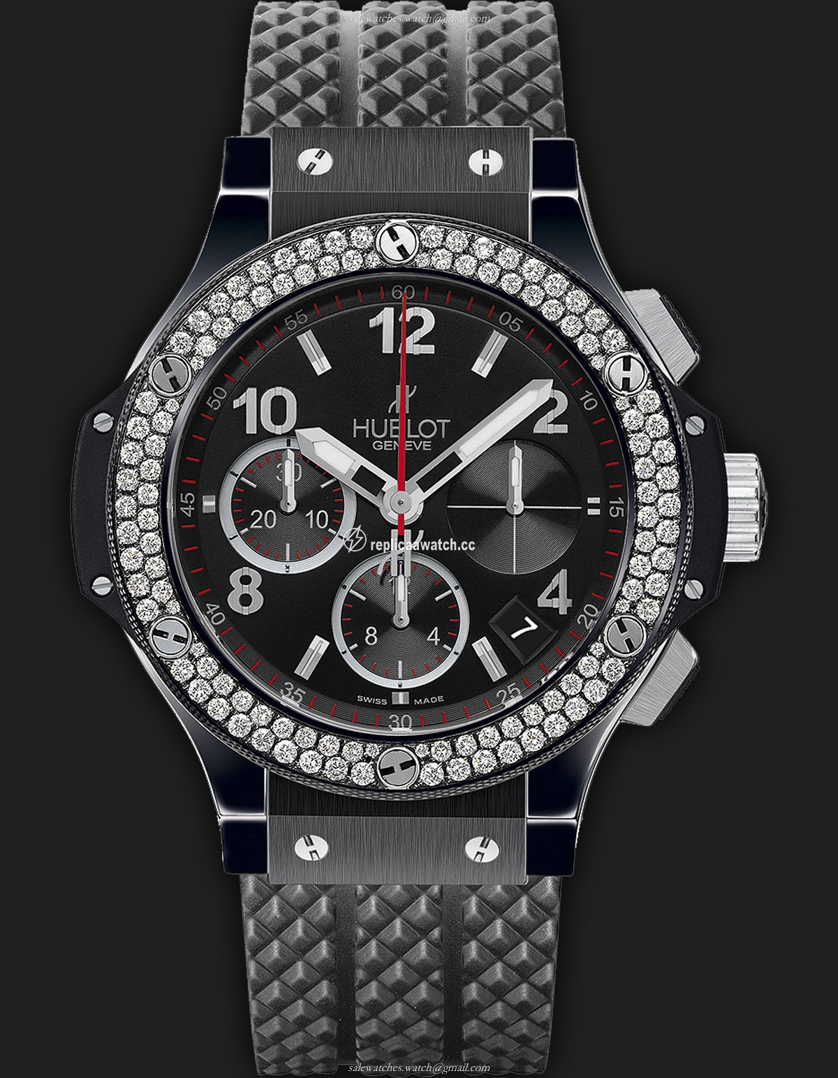 342.CV.130.RX.114 Hublot Big Bang Black Magic Diamonds