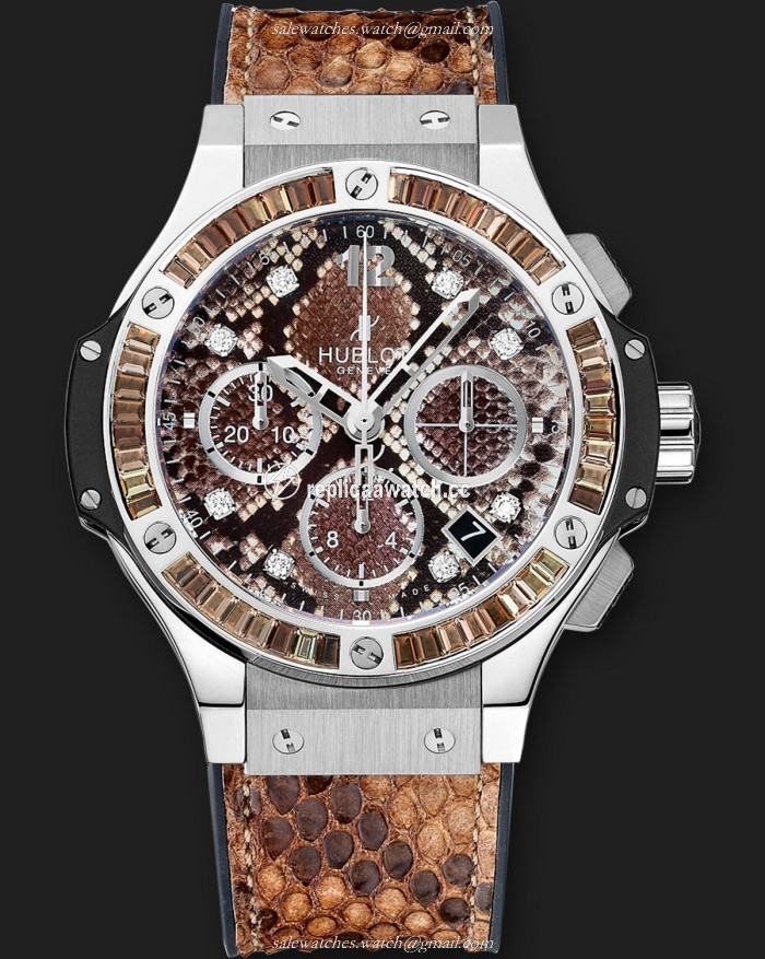 341.SX.7917.PR.1979 Hublot Big Bang Boa Bang Steel Brown