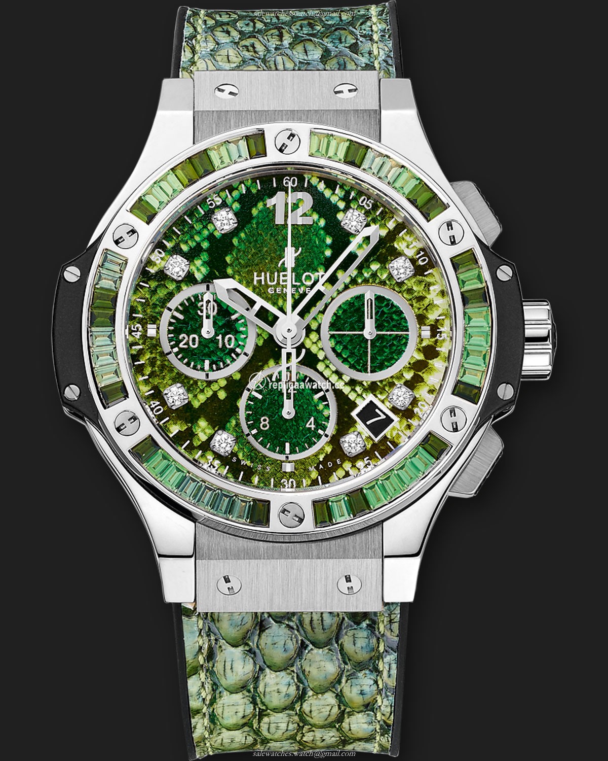 341.SX.7817.PR.1978 Hublot Big Bang Boa Bang Steel Green
