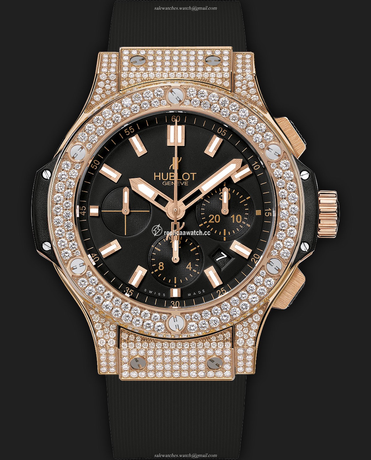 301.PX.1180.RX.1704 Hublot Big Bang Gold Pave