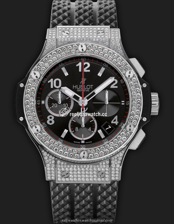 342.SX.130.RX.174 Hublot Big Bang Steel Pave