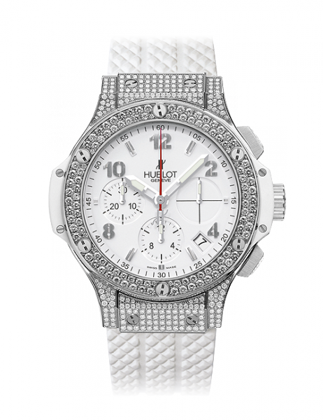 342.SE.230.RW.174 Hublot Big Bang Steel White Pave
