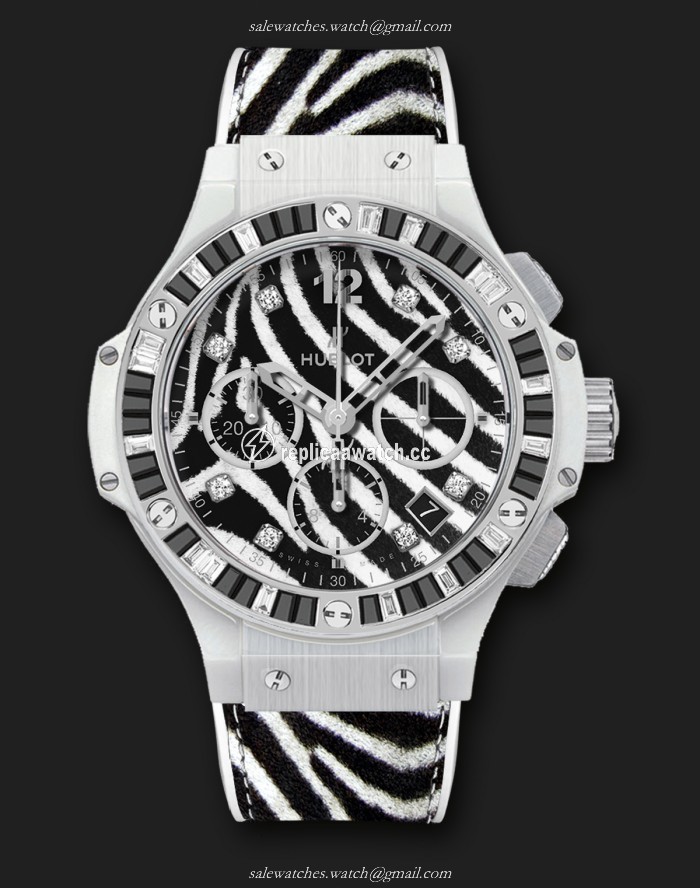 341.HW.7517.VR.1975 Hublot Big Bang White Zebra Bang