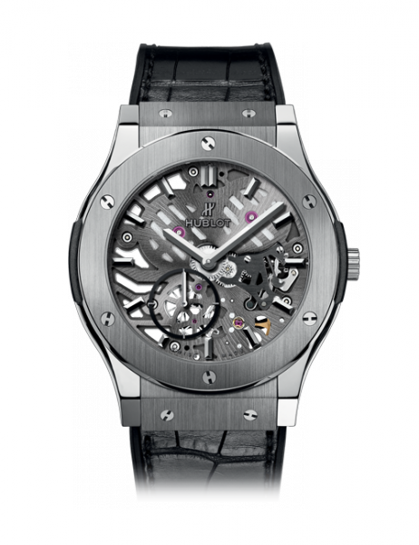 545.NX.0170.LR Hublot Classic Classico Fusion Ultra-thin Skeleton Titanium