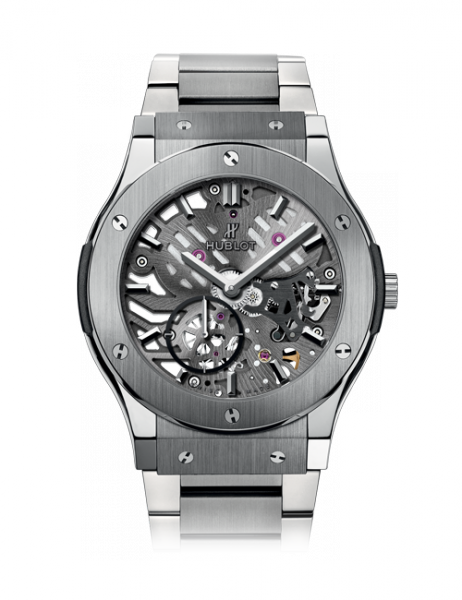 545.NX.0170.NX Hublot Classic Classico Fusion Ultra-thin Skeleton Titanium Bracelet