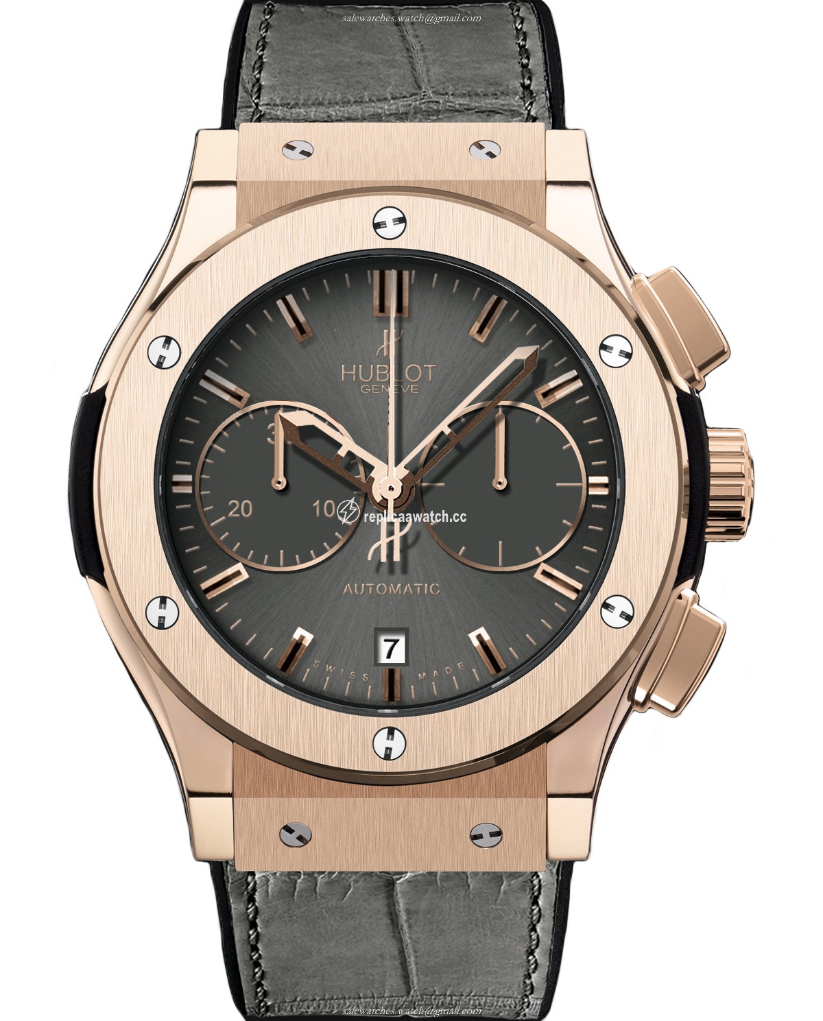 521.OX.7080.LR Hublot Classic Fusion Chrono Racing Grey King Gold 45MM