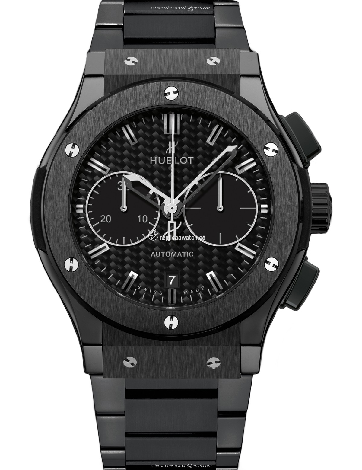 521.CM.1770.CM Hublot Classic Fusion Chronograph Black Magic Bracelet 45MM