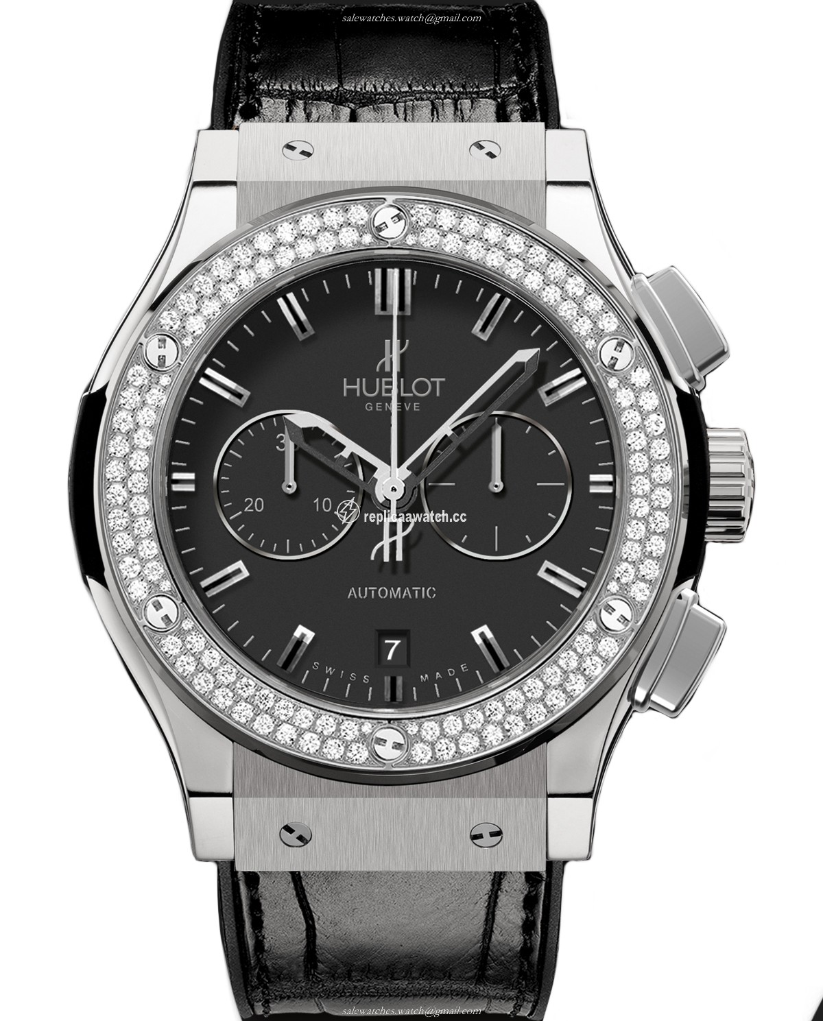 541.NX.1170.LR.1104 Hublot Classic Fusion Chronograph Titanium Diamonds