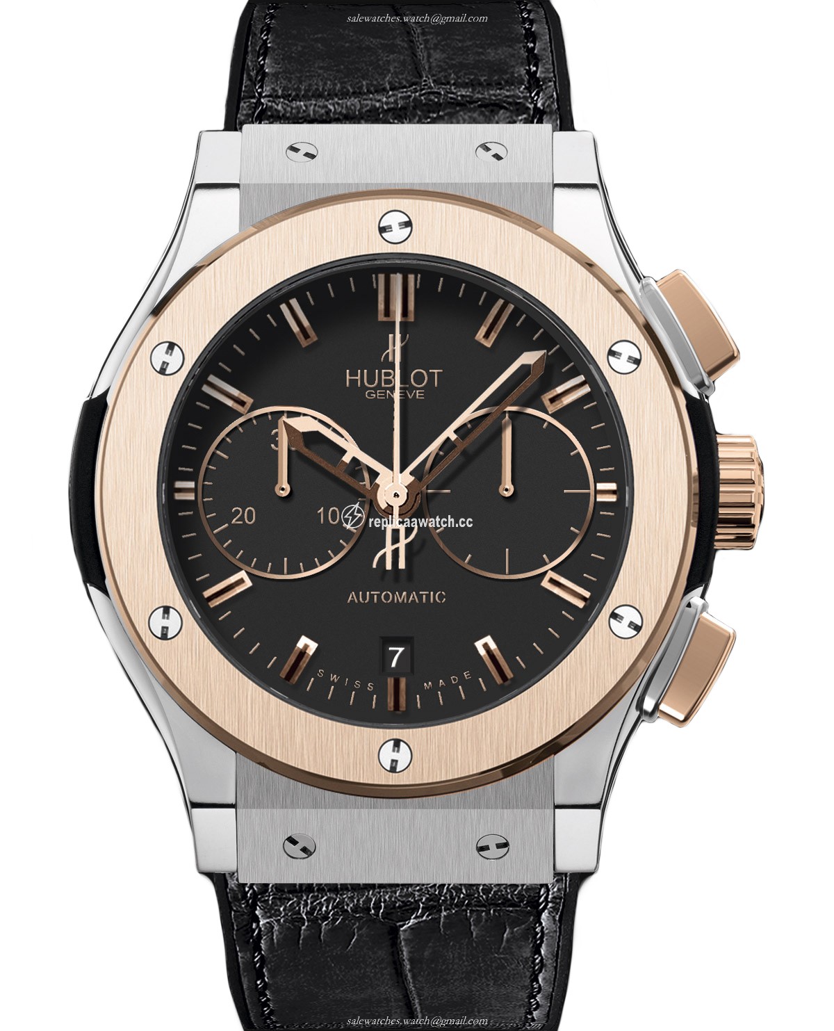521.NO.1180.LR Hublot Classic Fusion Chronograph Titanium King Gold 45MM