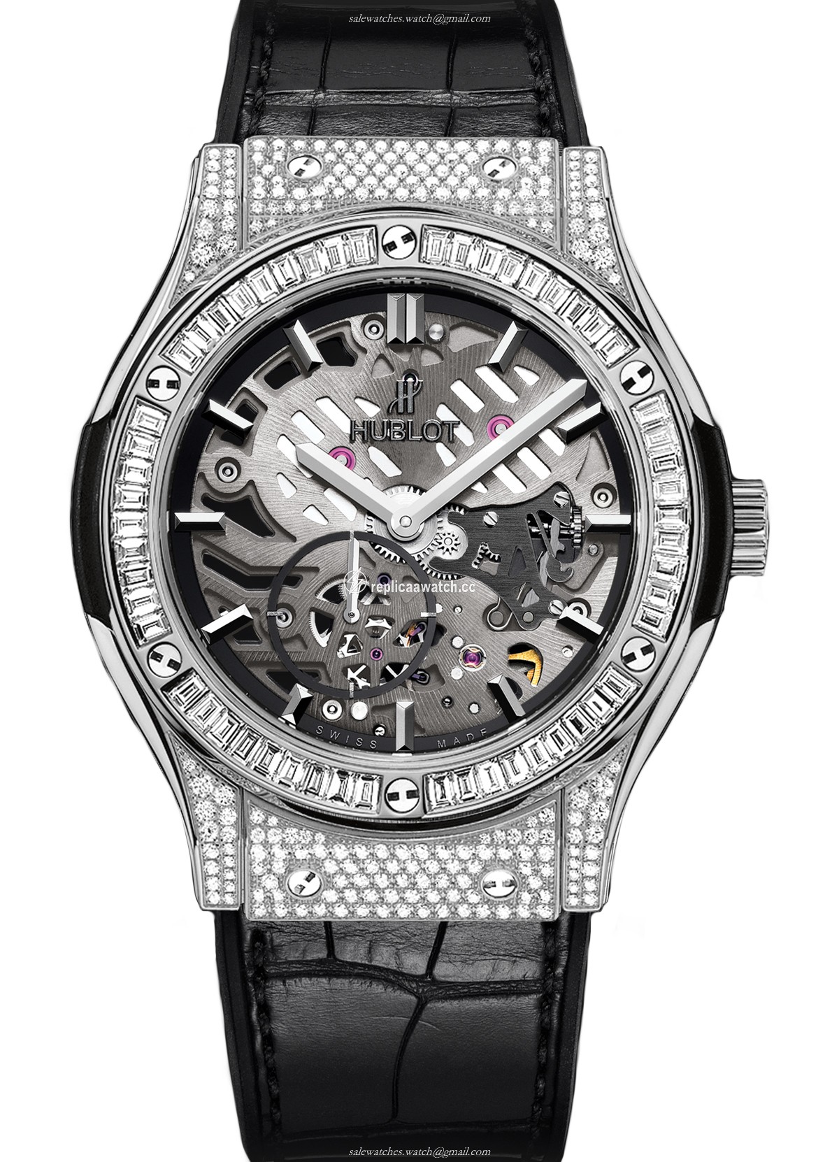 515.NX.0170.LR.0904 Hublot Classic Fusion Classico Ultra-thin Skeleton Titanium Jewellery 45MM