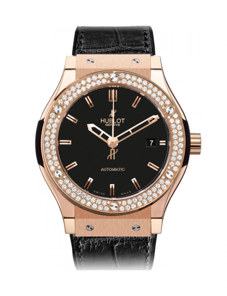 542.OX.1180.LR.1104 Hublot Classic Fusion King Gold Diamonds 42MM