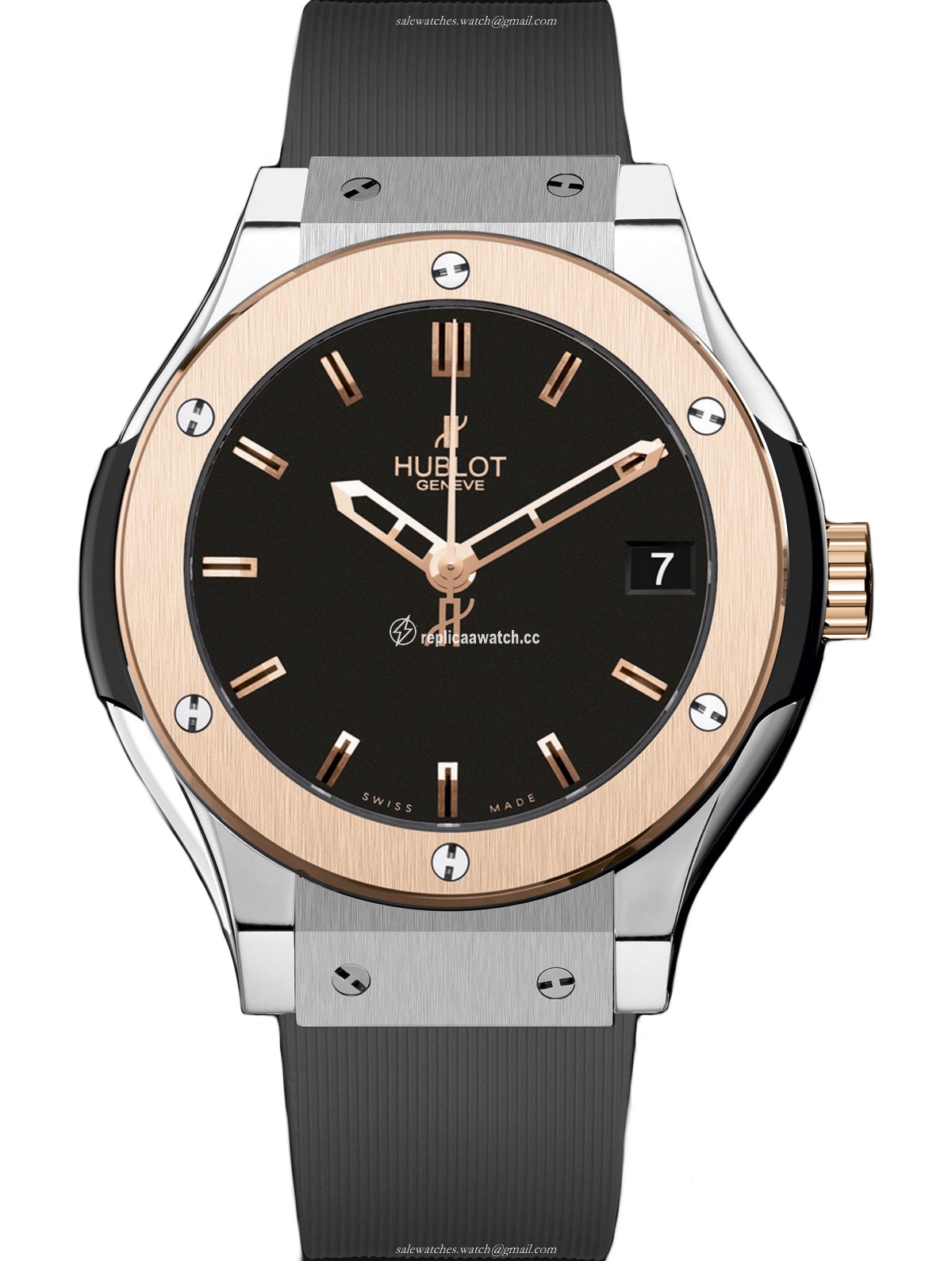 581.NO.1180.RX Hublot Classic Fusion Ladies Titanium King Gold 33MM