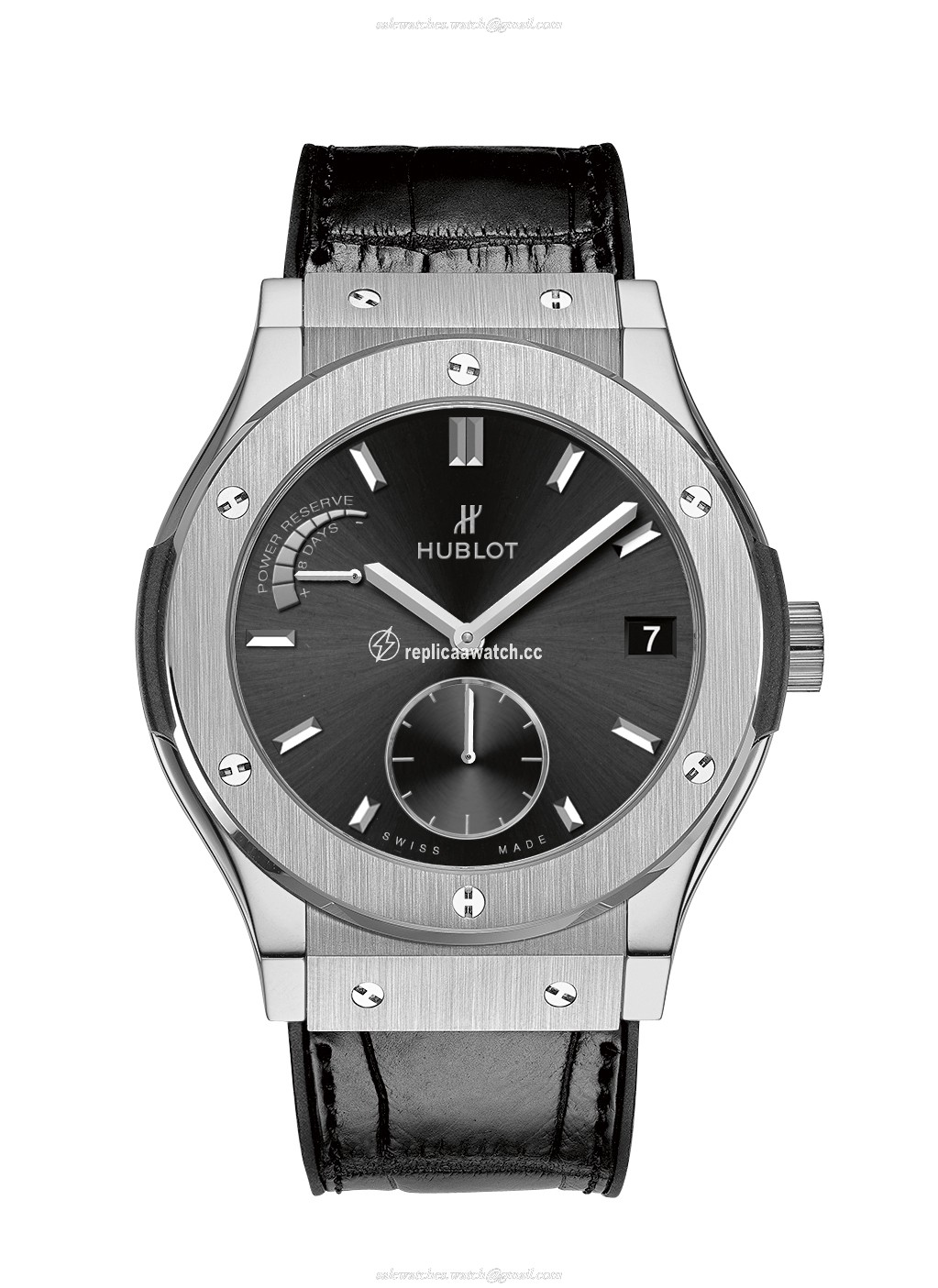 516.NX.1470.LR Hublot Classic Fusion Power Reserve 8 Days Titanium