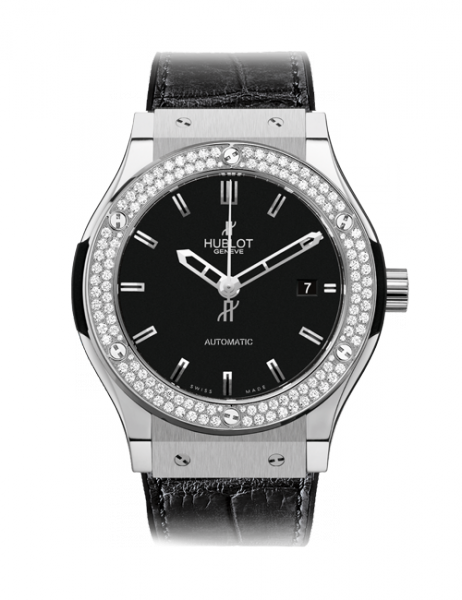 542.NX.1170.LR.1104 Hublot Classic Fusion Titanium Diamonds 42MM