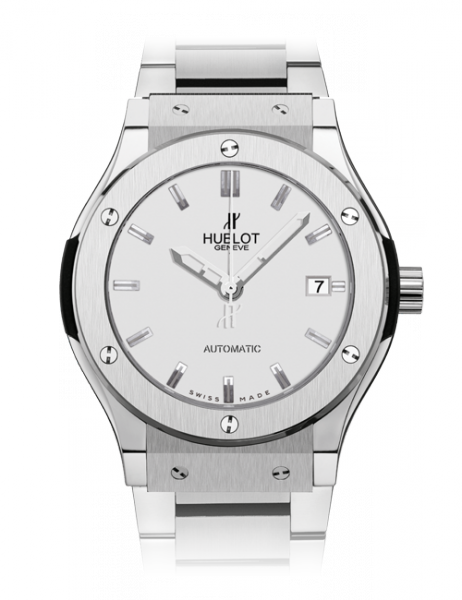 511.NX.2610.NX Hublot Classic Fusion Titanium Opalin Bracelet 45MM