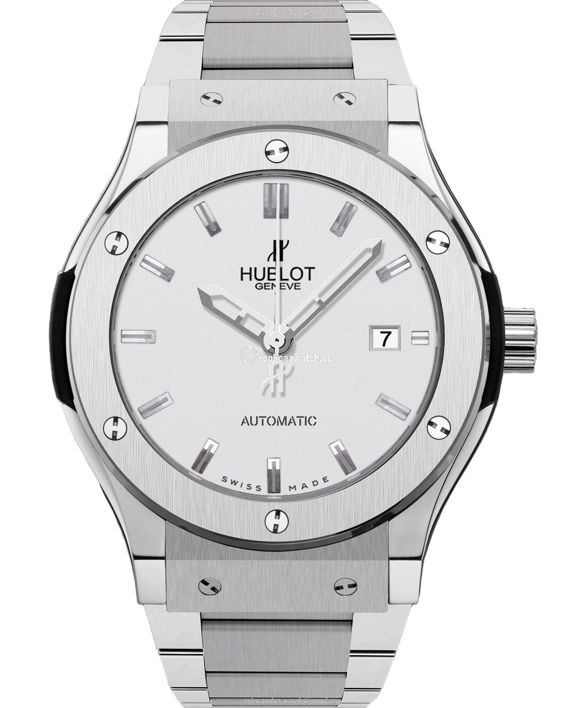 542.NX.2610.NX Hublot Classic Fusion Titanium Opalin Bracelet