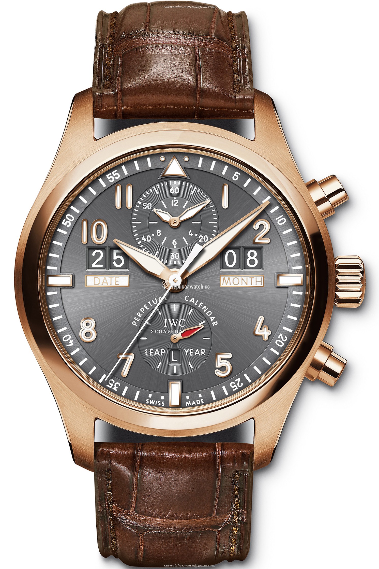 IW379105 IWC Pilot Spitfire Perpetual Calendar Digital Date-Month