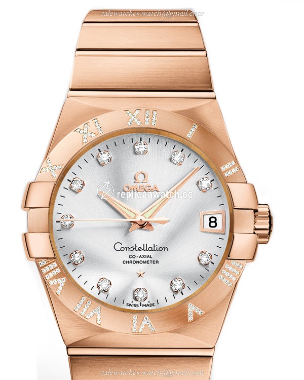 123.55.38.21.52.007 Omega Constellation Co-Axial 38 MM