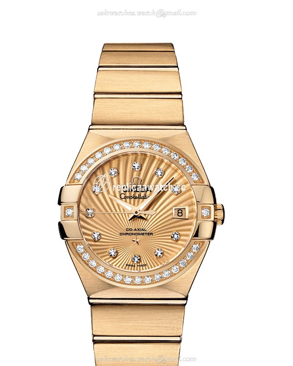 123.55.27.20.58.001 Omega Constellation Ladies Co-Axial 27 MM