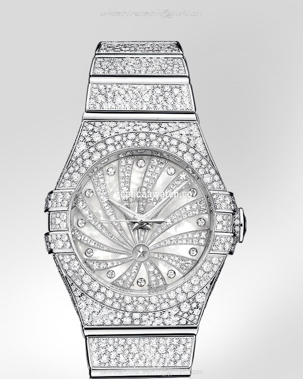123.55.31.20.55.007 Omega Constellation Ladies Luxury Edition Co-Axial 31 MM