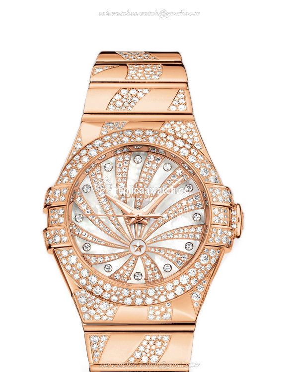 123.55.31.20.55.008 Omega Constellation Ladies Luxury Edition Co-Axial 31 MM