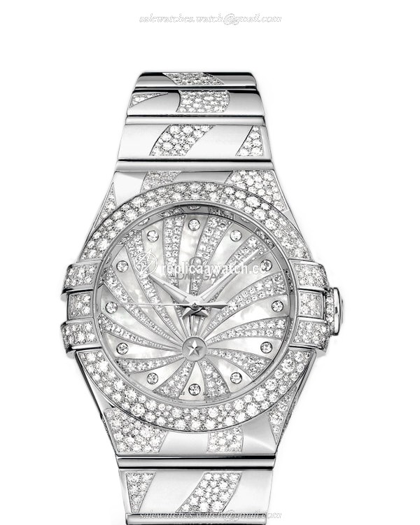 123.55.31.20.55.009 Omega Constellation Ladies Luxury Edition Co-Axial 31 MM