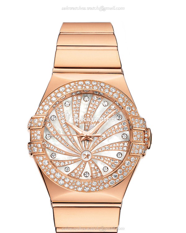 123.55.31.20.55.010 Omega Constellation Ladies Luxury Edition Co-Axial 31 MM