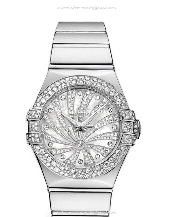 123.55.31.20.55.011 Omega Constellation Ladies Luxury Edition Co-Axial 31 MM