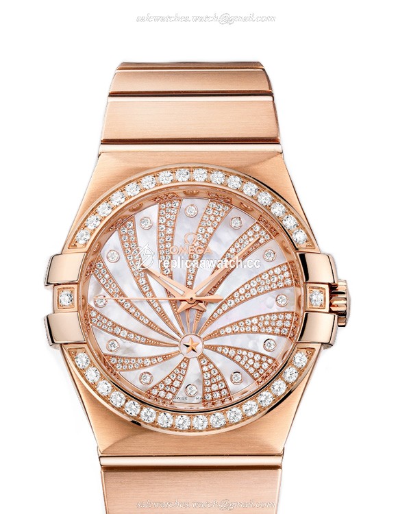 123.55.35.20.55.002 Omega Constellation Ladies Luxury Edition Co-Axial 35 MM