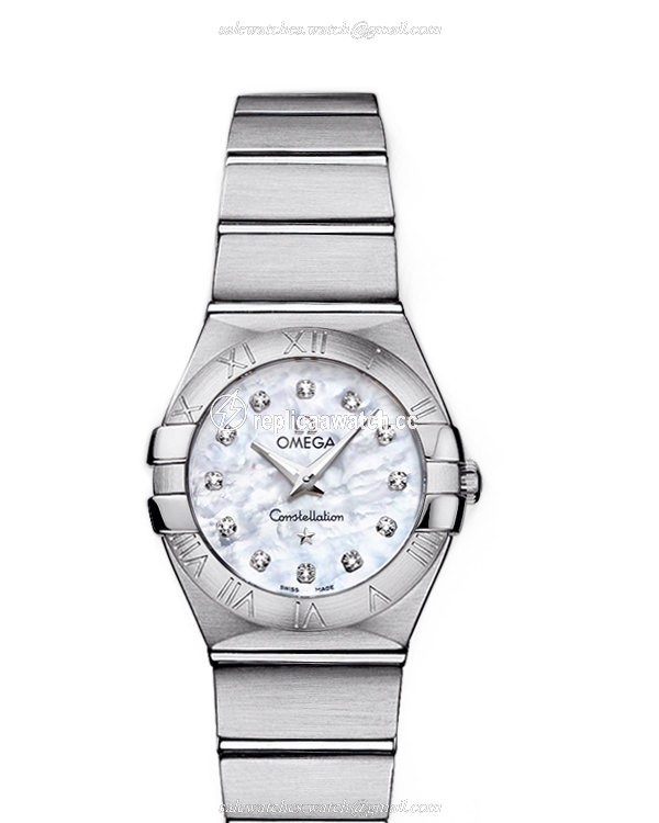 123.10.24.60.55.001 Omega Constellation Ladies Quartz 24 MM