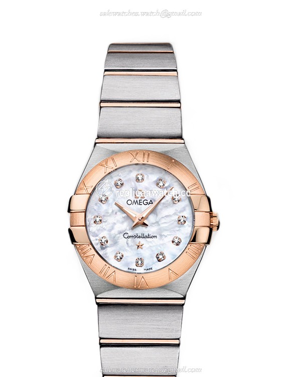 123.20.24.60.55.001 Omega Constellation Ladies Quartz 24 MM