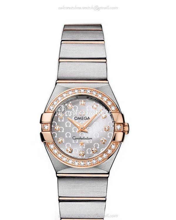 123.25.24.60.52.001 Omega Constellation Ladies Quartz 24 MM