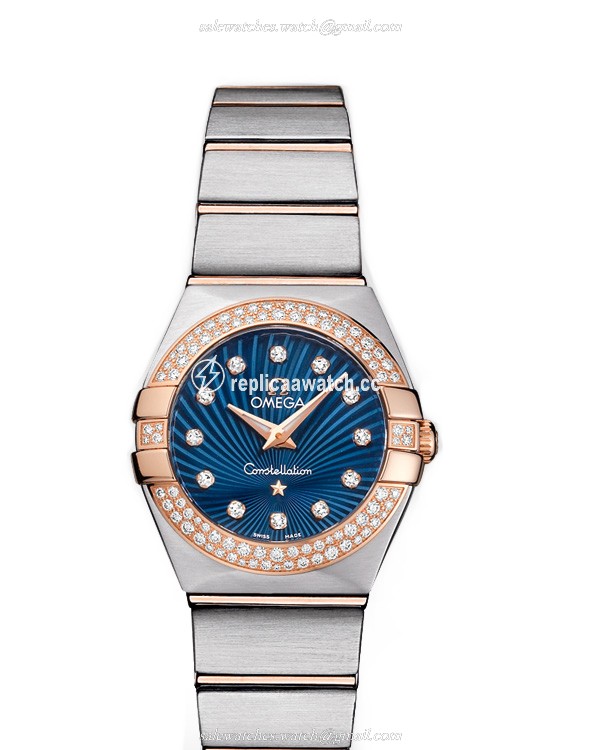 123.25.24.60.53.001 Omega Constellation Ladies Quartz 24 MM