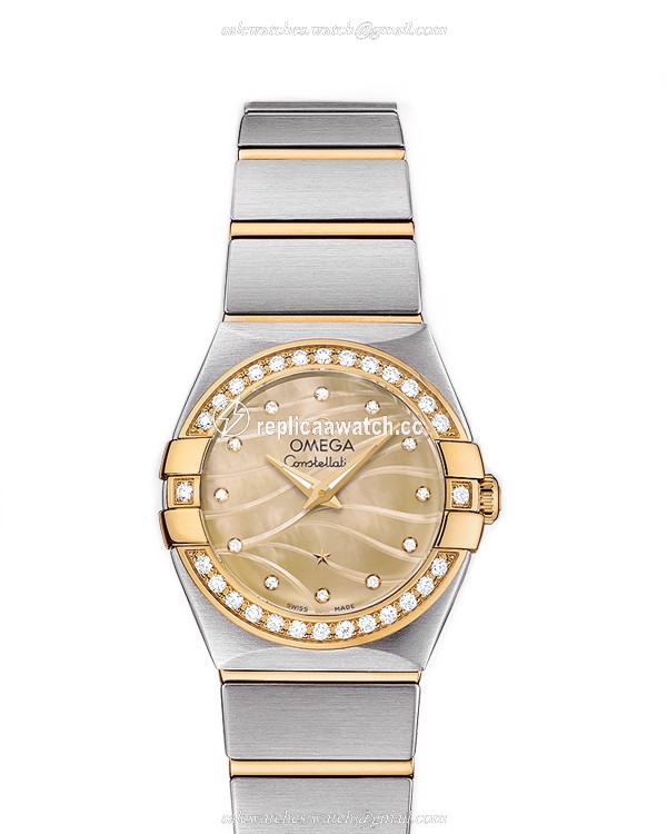 123.25.24.60.57.001 Omega Constellation Ladies Quartz 24 MM
