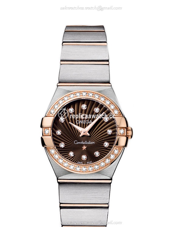123.25.24.60.63.001 Omega Constellation Ladies Quartz 24 MM