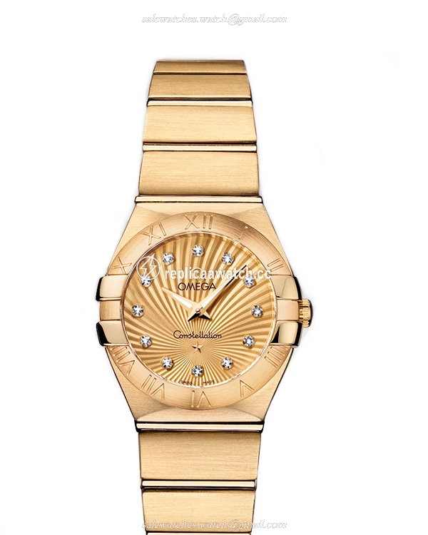 123.50.24.60.58.001 Omega Constellation Ladies Quartz 24 MM