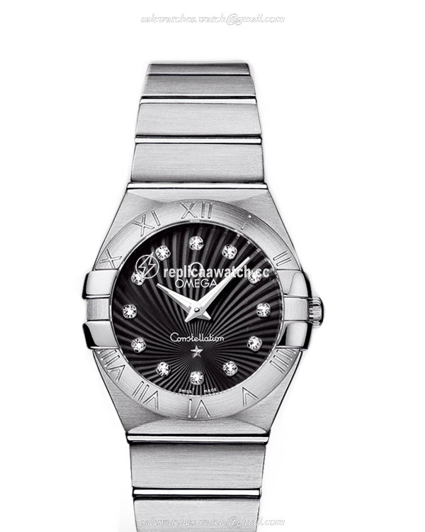 123.10.27.60.51.001 Omega Constellation Ladies Quartz 27 MM