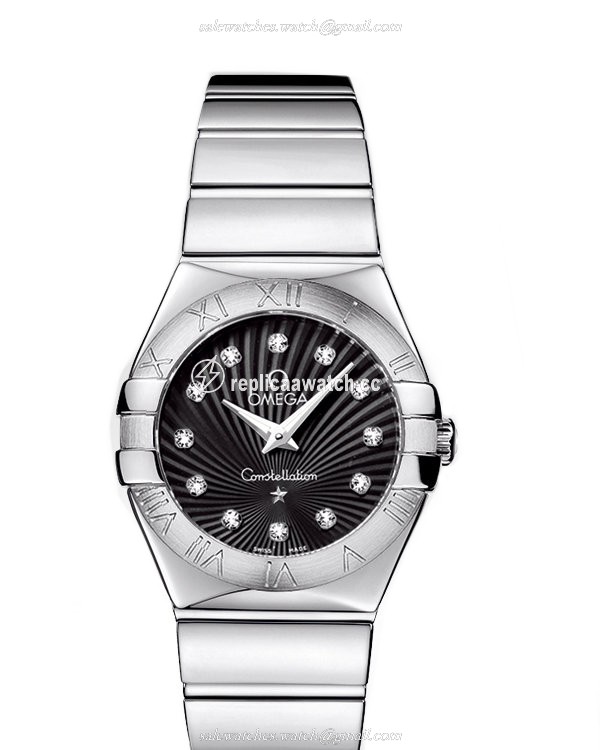 123.10.27.60.51.002 Omega Constellation Ladies Quartz 27 MM