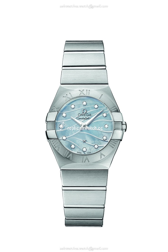 123.10.27.60.57.001 Omega Constellation Ladies Quartz 27 MM
