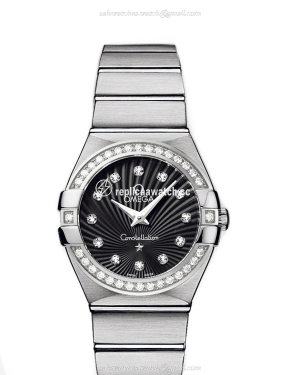 123.15.27.60.51.001 Omega Constellation Ladies Quartz 27 MM