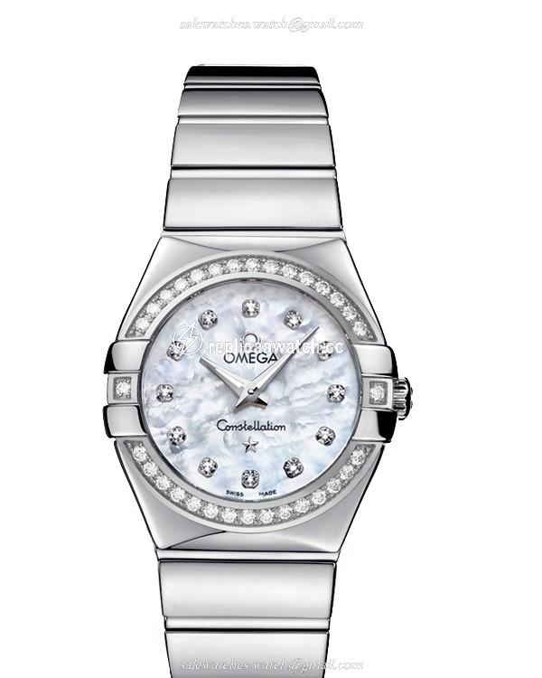 123.15.27.60.55.003 Omega Constellation Ladies Quartz 27 MM