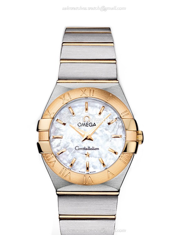 123.20.27.60.05.002 Omega Constellation Ladies Quartz 27 MM