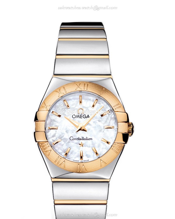 123.20.27.60.05.004 Omega Constellation Ladies Quartz 27 MM