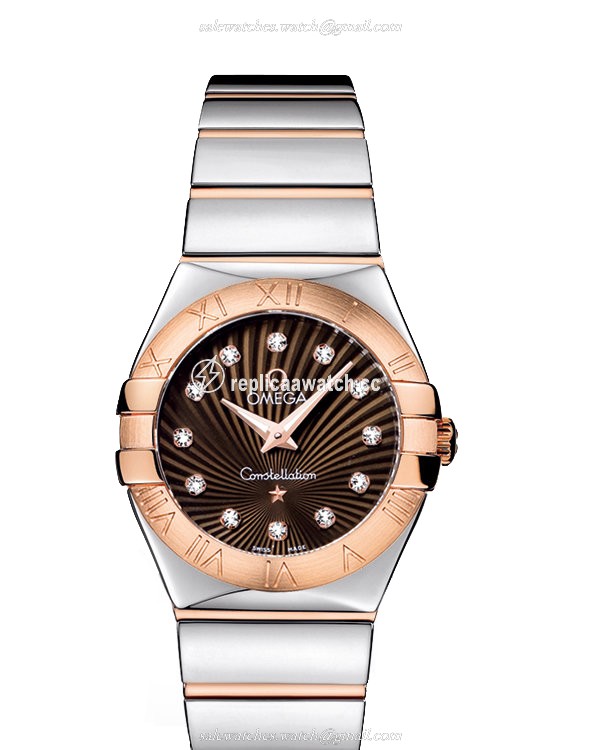 123.20.27.60.63.002 Omega Constellation Ladies Quartz 27 MM