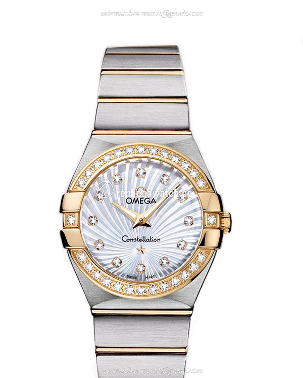 123.25.27.60.55.004 Omega Constellation Ladies Quartz 27 MM