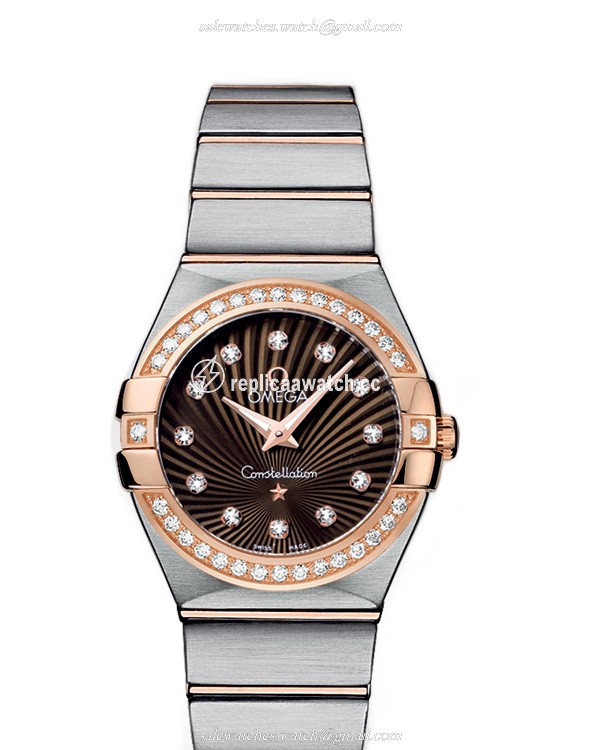 123.25.27.60.63.001 Omega Constellation Ladies Quartz 27 MM