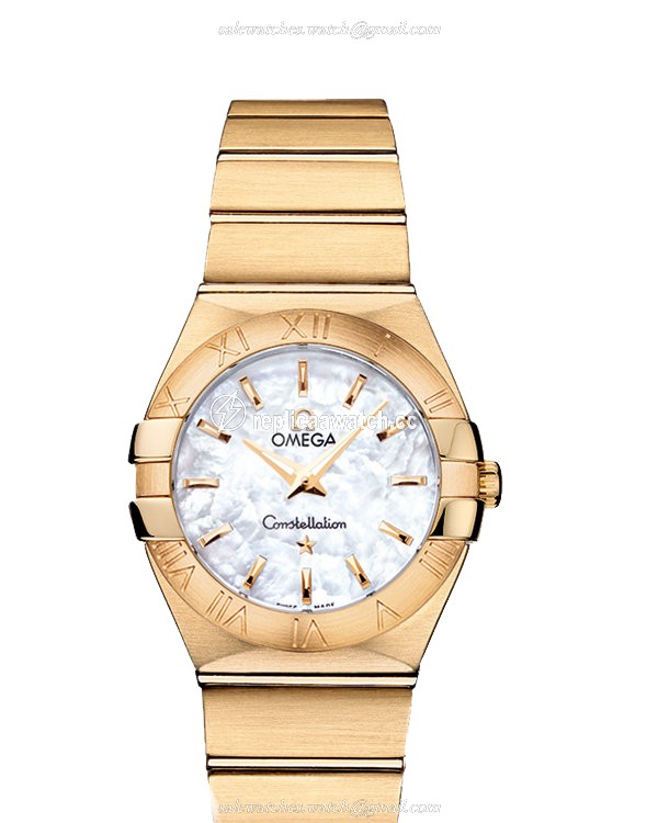 123.50.27.60.05.002 Omega Constellation Ladies Quartz 27 MM