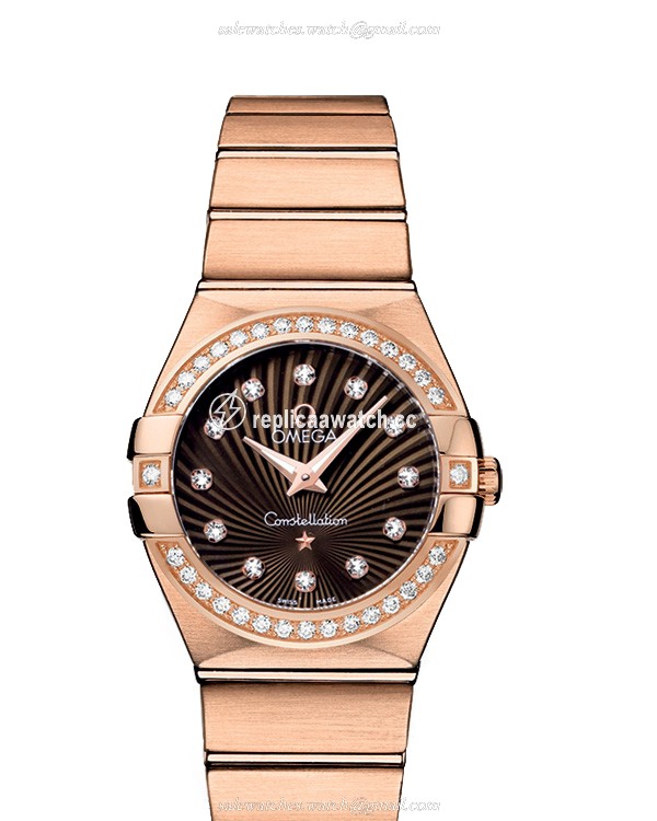 123.55.27.60.63.001 Omega Constellation Ladies Quartz 27 MM