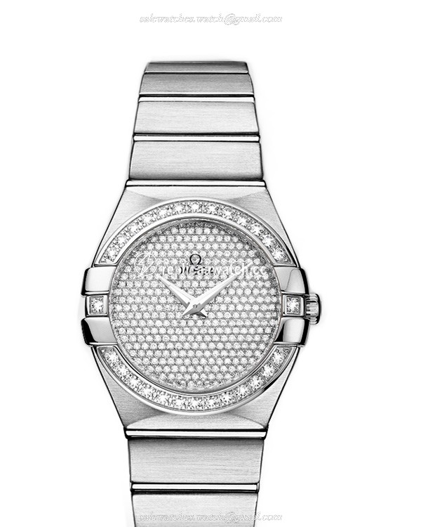 123.55.27.60.99.001 Omega Constellation Ladies Quartz 27 MM